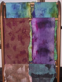 Nuno Felt - combined fabric and wool