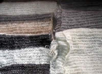 Angora Wool Scarves - Knitted