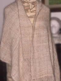 Angora Wool Shawl woven